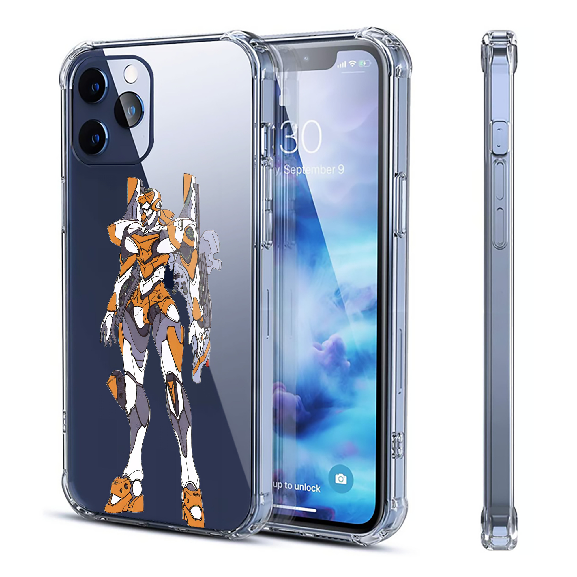 （画像用） EVA 新世紀エヴァンゲリオン 【iPhone 12シリーズ対応】透明スマホケース（クリアソフトケース）